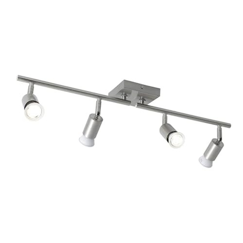 Light nickel track - 4-light,